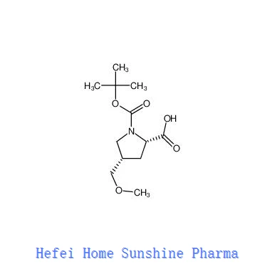 (4S) -1- (ثلاثي بوتوكسي كربونيل) -4- (ميثوكسي ميثيل) -L- برولين CAS 1378388-16-9