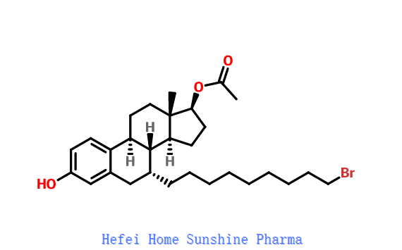 (7a، 17b) -7- (9-Bromononyl) -estra-1،3،5 (10) -triene-3،17-diol 17-acetate CAS 875573-66-3