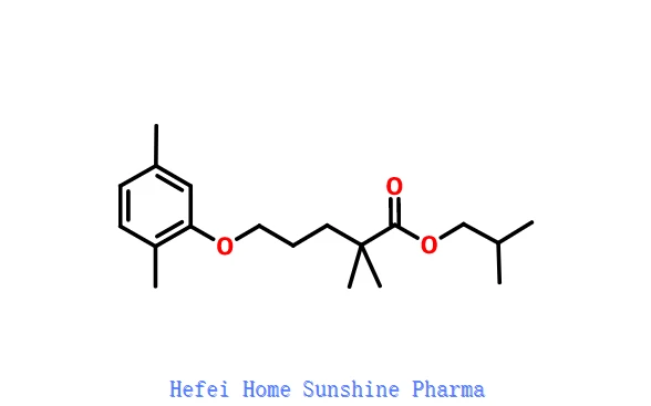 Isobutyl 2،2-dimethyl-5- (2،5-xylyloxy) فاليرات CAS 149105-26-0