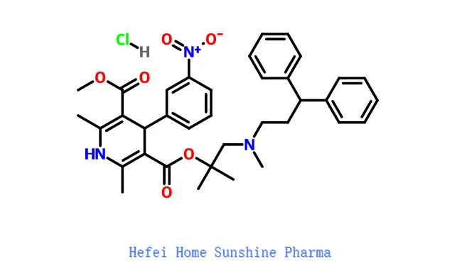 Lercanidipine هيدروكلوريد هيمهيدرات CAS 132866-11-6