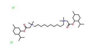 1،10-Bis- (menthyloxycarbonylmethyl-dimethyl-ammonium) -decandichlorideracemate ، DECAMETHOXINE ، BP2000 CAS 32726-24-2