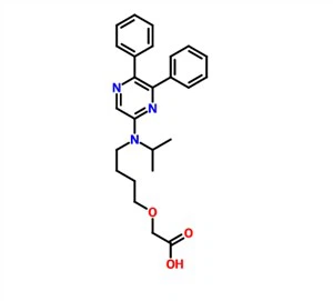 2- (4 - ((5،6-diphenylpyrazin-2-yl) (isopropyl) amino) butoxy) acetic Acid CAS 475085-57-5