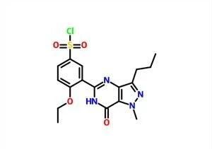 5- (5-Chlorosulfonyl-2-ethoxyphenyl) -1-methyl-3-propyl-1،6-dihydro-7H-pyrazolo [4،3-d] بيريميدين-7-one CAS 139756-22-2