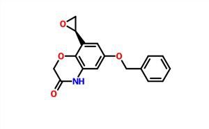 6-benzyloxy- (8R) -oxiranyl-4H-benzo [1،4] oxazin-3-one CAS 869478-12-6