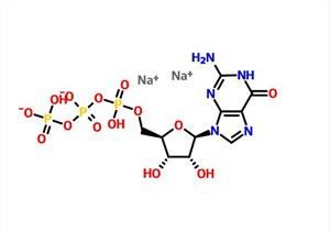 Guanosine 5'-(رباعي هيدروجن ثلاثي) (GTP-Na2) CAS 56001-37-7