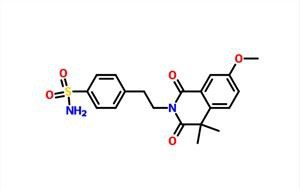 P- [2- (3،4-dihydro-7-methoxy-4،4-dimethyl-1،3-dioxo-2 (1H)-isoquinolyl) ethyl] benzenesulphonamide CAS 33456-68-7